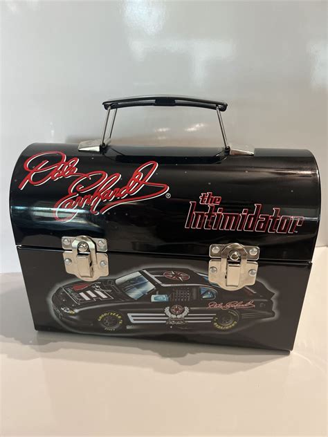 intimidator metal box|Vintage Dale Earnhardt Sr The Intimidator Metal Lunch Box.